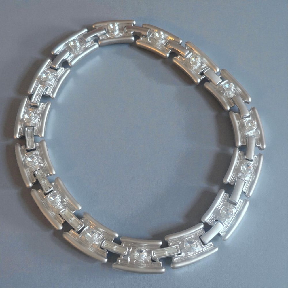 Crystal Silver Necklace
